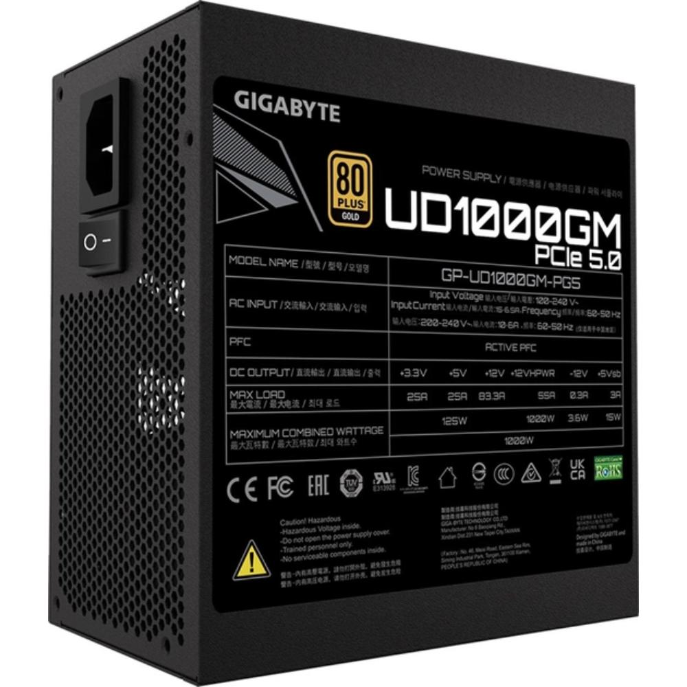 Внешний вид Блок питания GIGABYTE 1000W UD1000GM PG5