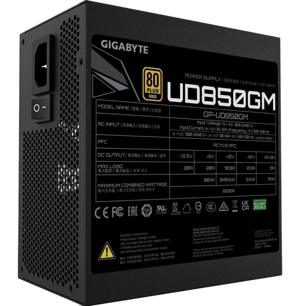 Блок живлення GIGABYTE 850W UD850GM Потужність 850