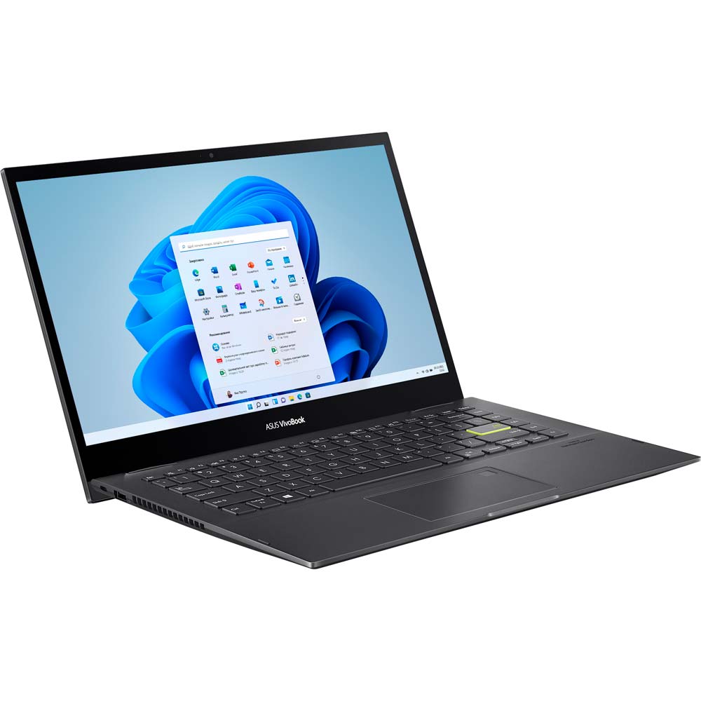 Ноутбук ASUS VivoBook Flip 14 TP470EA-EC480W Indie Black (90NB0S01-M00NJ0) Частота обновления экрана 60 Гц