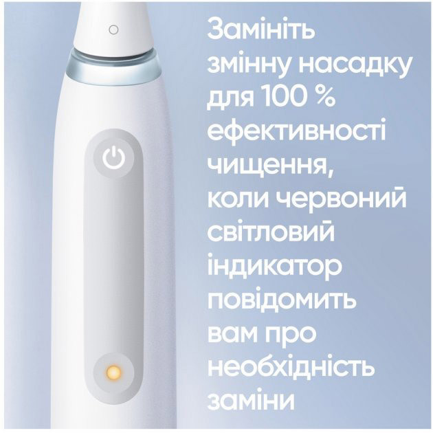 Електрична зубна щітка ORAL-B iO Series 4 iOG4.1A6.1DK WHITE Тип голівки з'ємна