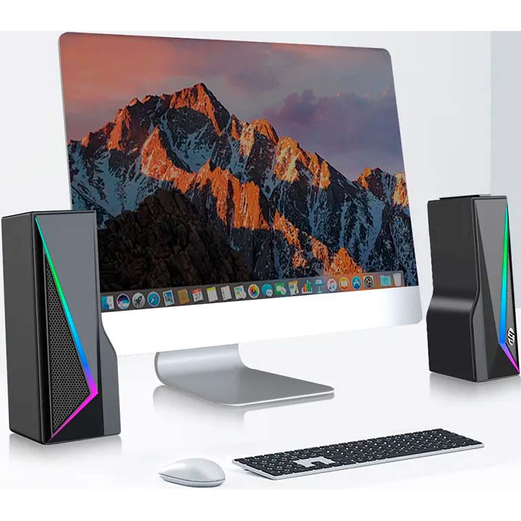 Колонки HP DHE-6005 2.0 USB 6 Вт LED RGB (DHE-6005) Співвідношення сигнал/шум 85