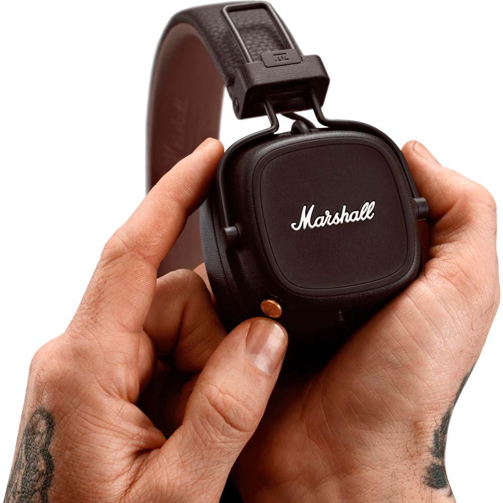 Гарнітура Marshall Headphones Major IV Brown (1006127) Кріплення дуга (над головою)