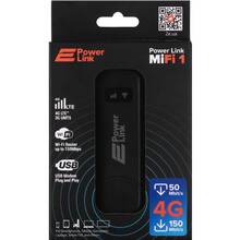 Мобильный маршрутизатор 2E PowerLink (MiFi 1) USB/LTE/1x2FF SIM/WiFi 2.4GHz Black (688130245326)