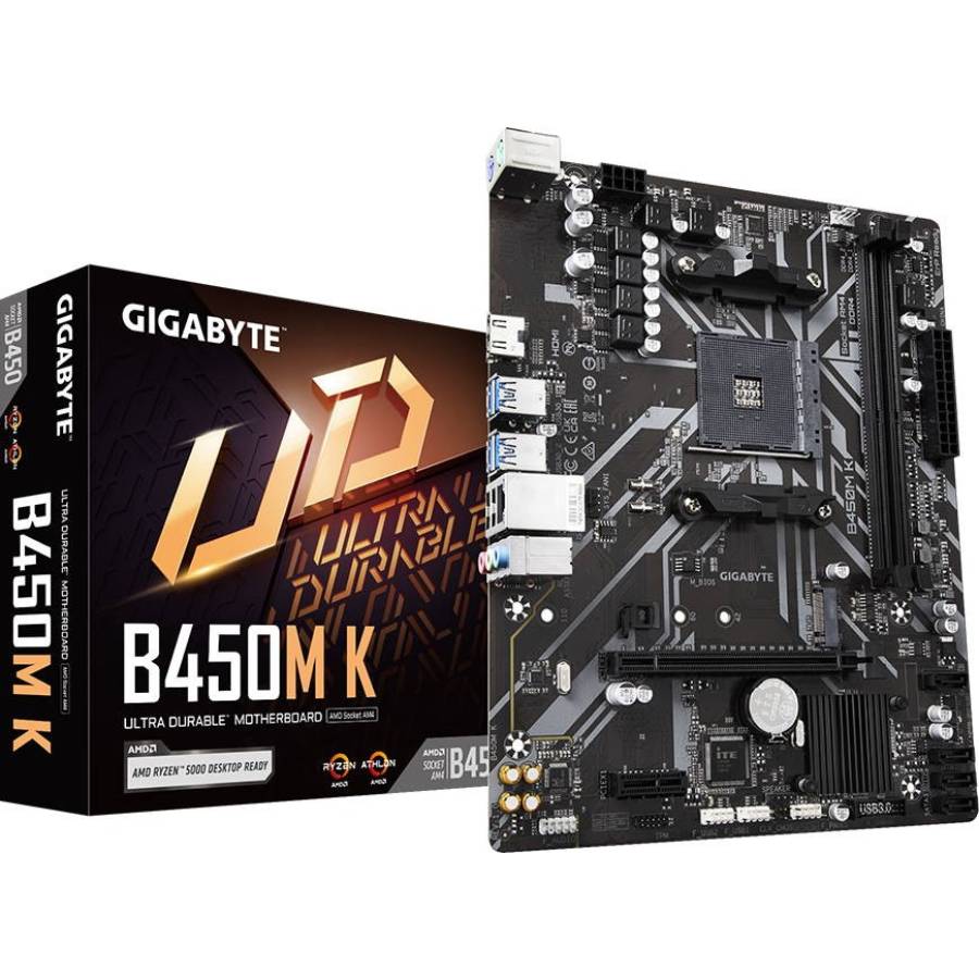 Зовнішній вигляд Материнська плата GIGABYTE B450M K