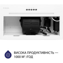 Витяжка MINOLA HBI 5664 WH GLASS 1000 LED Line