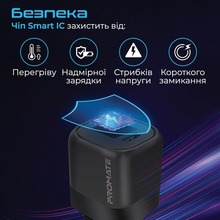 Сетевое зарядное устройство PROMATE PowerPort-25 Вт USB-C PD Black (powerport-25.black)