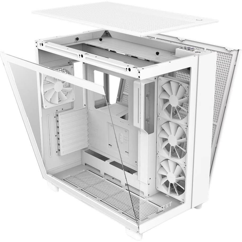 Корпус NZXT H9 Flow Edition ATX Mid Tower White (CM-H91FW-01) Размер материнской платы (макс.) ATX
