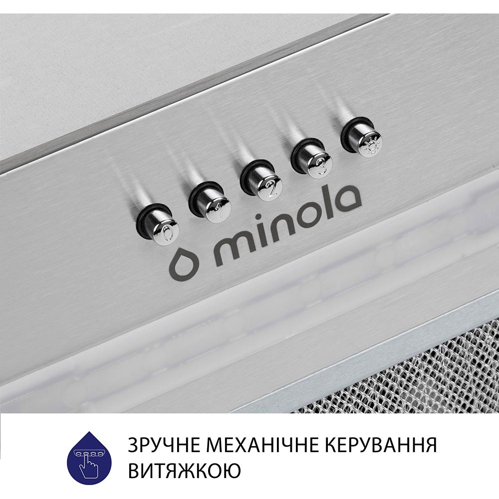Внешний вид Вытяжка MINOLA HBI 5323 I 800 LED