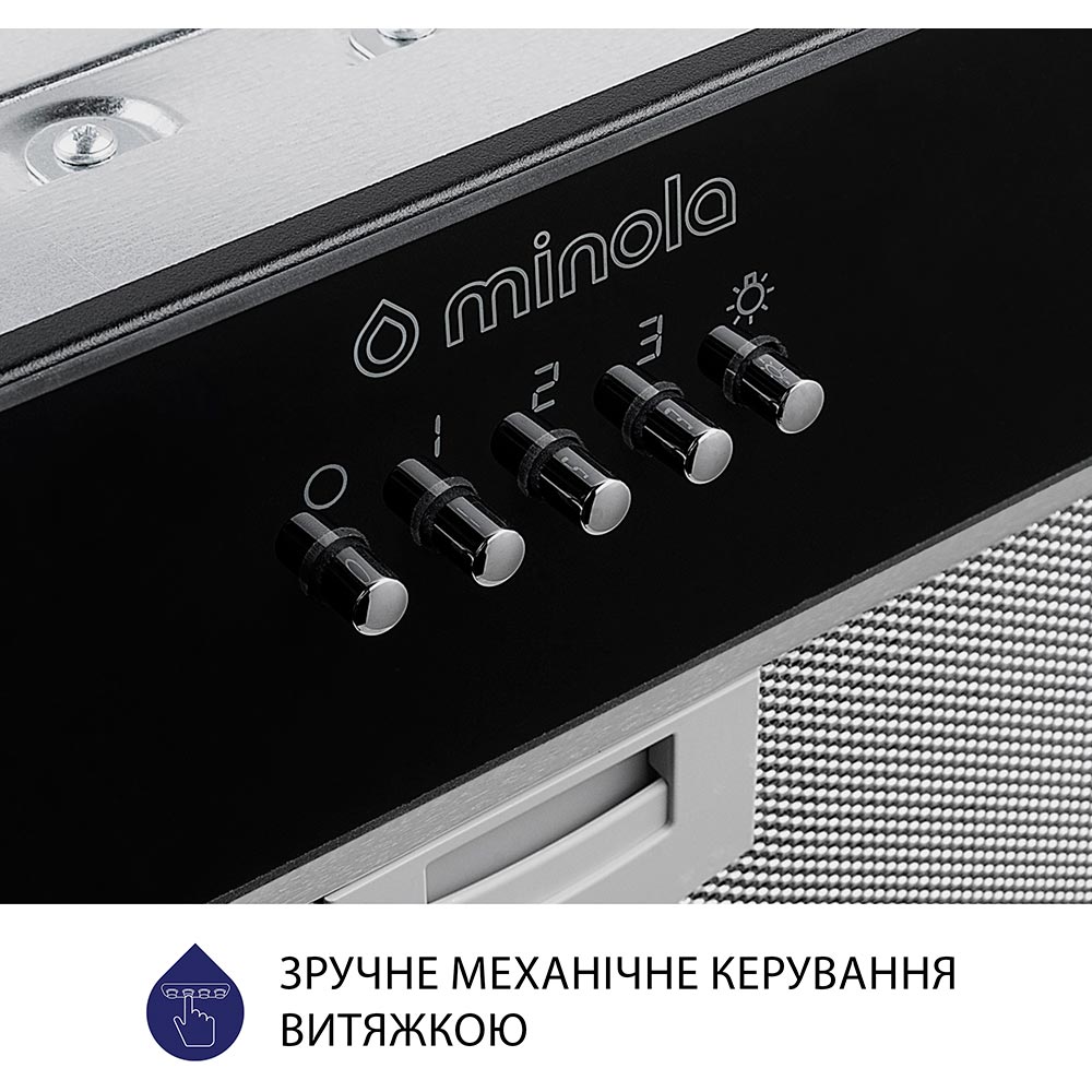 Фото Витяжка MINOLA HBI 5262 BL GLASS 700 LED