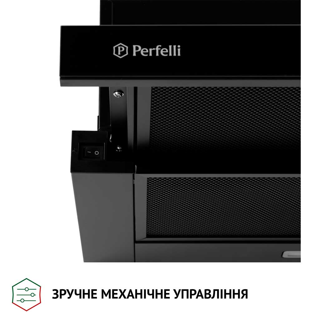 Витяжка PERFELLI TL 6333 BL 700 LED GLASS Режим роботи циркуляція