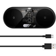 Беспроводное зарядное устройство Baseus 20W Digital LED Display Black (WXSX010101)