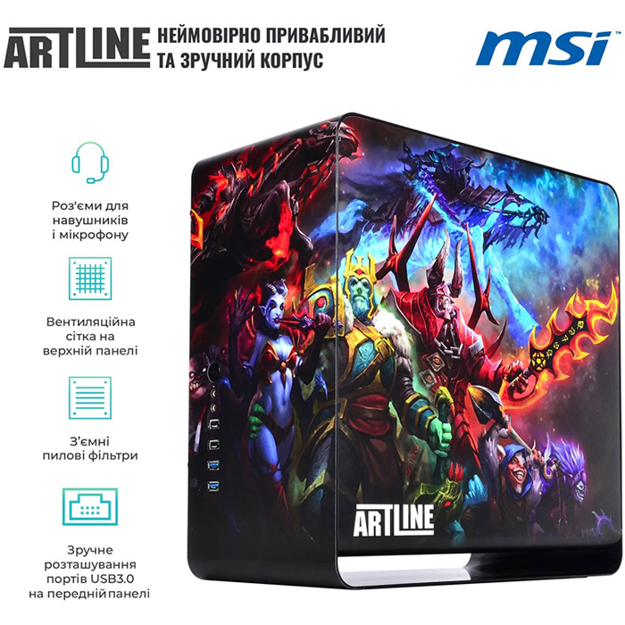 Комп'ютер ARTLINE Overlord DRAGON (DRAGONv93DH) Модель процесора 13400F