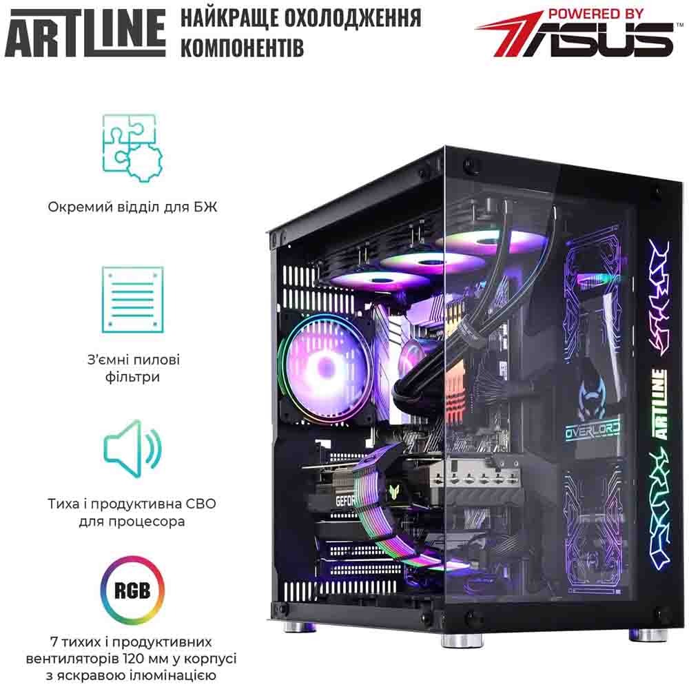 Комп'ютер ARTLINE Overlord X97 (X97v88) Модель процесора 13900KF