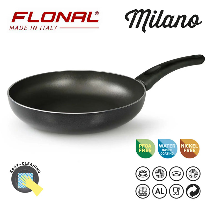 Внешний вид Сковорода FLONAL Milano 30 см Black (GMRPB3042)