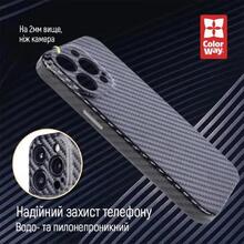 Чехол COLORWAY Slim PC Carbon Xiaomi Redmi Note 12 4G Синий (CW-CSPCXRN124-BU)