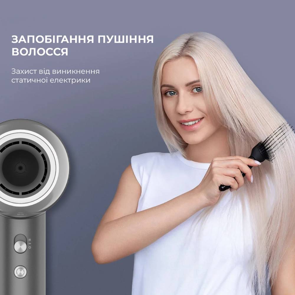 Внешний вид Фен DREAME Intelligent Hair Dryer Grey (AHD5-GD0)