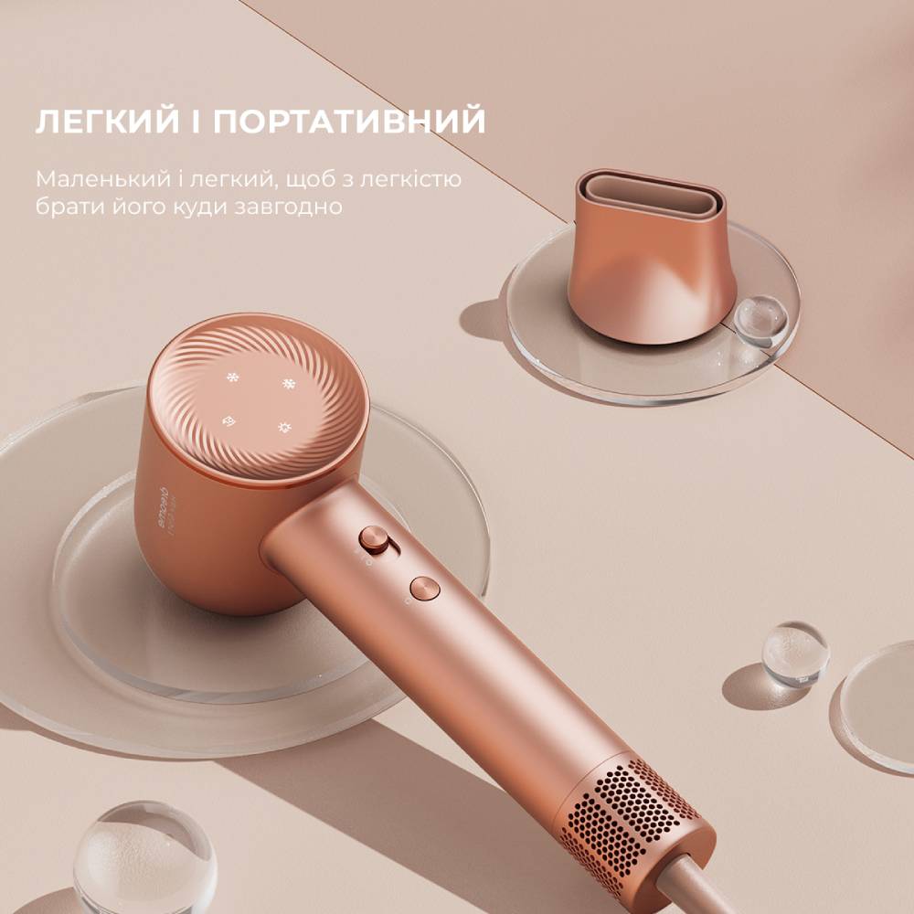 Зовнішній вигляд Фен DREAME Hair Dryer Glory-RS (AHD6A-RS)