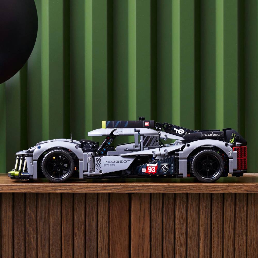Конструктор LEGO Technic PEUGEOT 9X8 24H Le Mans Hybrid 1775 деталей (42156) Кріплення блок