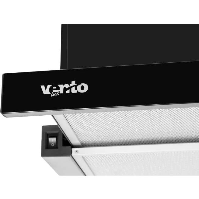 Витяжка VENTOLUX GARDA 60 BK (1100) LED Тип телескопічна