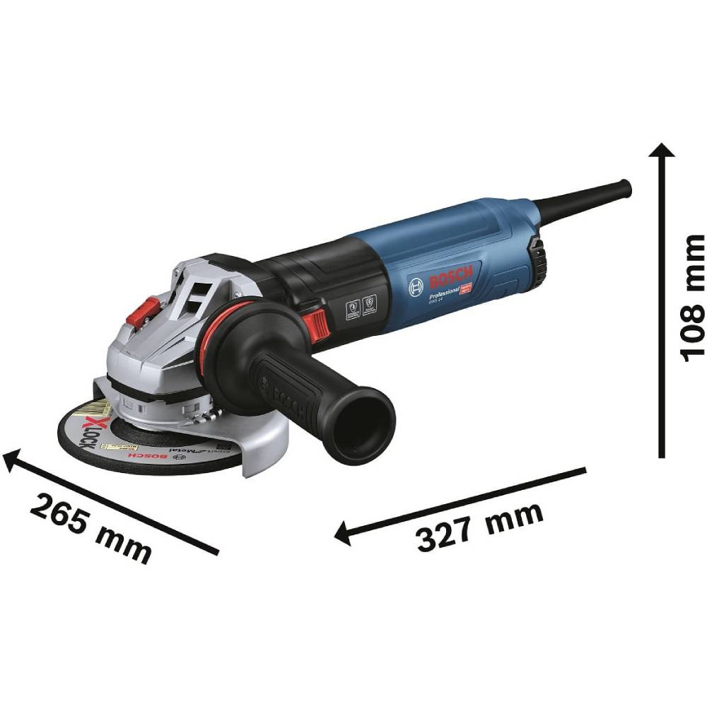 Шлифмашина угловая Bosch GWS 14-125 S (0.601.7D0.100) Мощность 1400