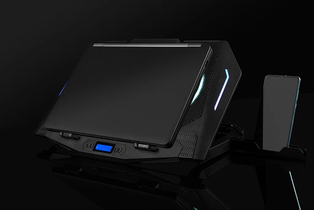 Підставка для ноутбука MODECOM SILENT FAN MC-CF-21-RGB (PL-MC-CF-21-RGB) Матеріал метал