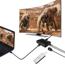 Спліттер MEDIA-TECH HDMI 5 ports HDMI switch Black (MT5207)