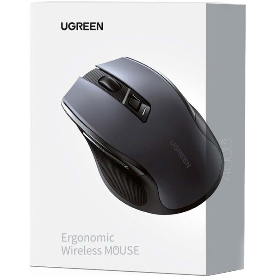 Мышь UGREEN MU006 Grey (90855) Разрешение сенсора 4000