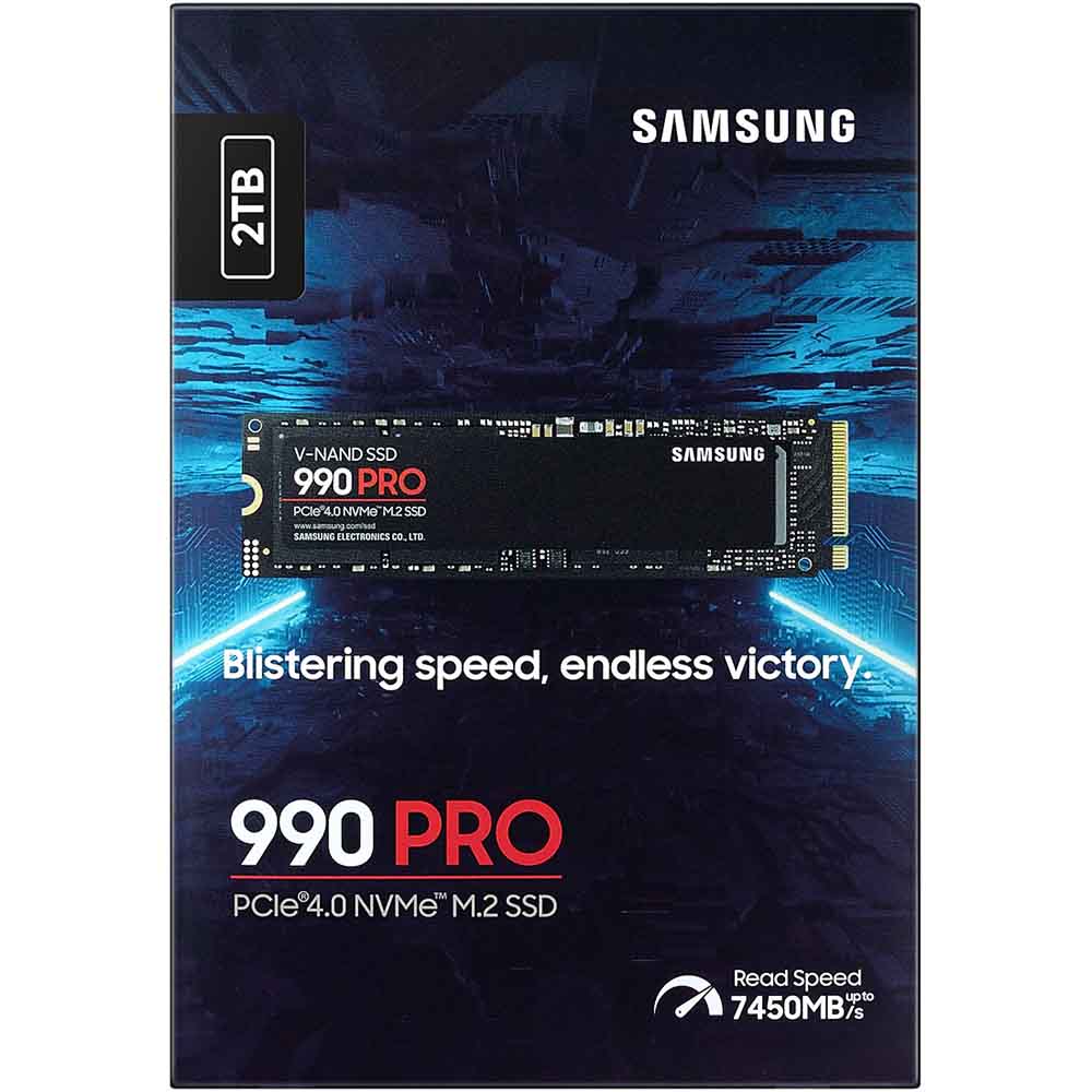 SSD накопитель SAMSUNG M.2 2280 2TB (MZ-V9P2T0BW) Емкость 2 Тб