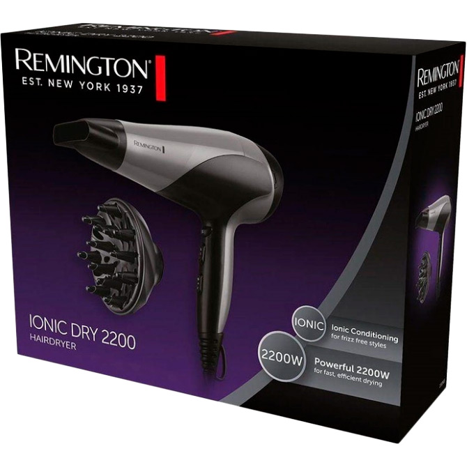 Фото 4 Фен REMINGTON D3190S Ionic Dry 2200 (45761560100)