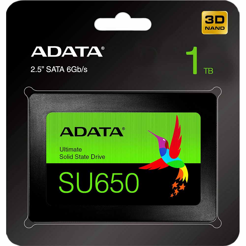 SSD накопичувач ADATA 2.5" 1ТB SATA SU650 (ASU650SS-1TT-R) Форм-фактор 2.5"