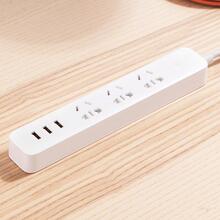 Мережевий фільтр XIAOMI AIGO Power Strip 3 розетки + 3xUSB 2м 10А 3х1.0мм2 White (AC0331ZN)