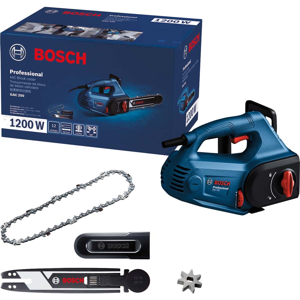 Цепная пила BOSCH Professional GAC 250 (0.601.2B6.020) Длина шины 33