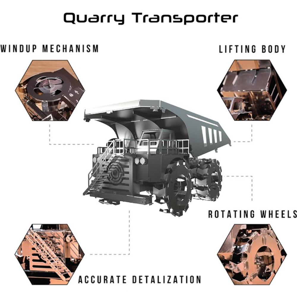 Конструктор METAL TIME Quarry Transporter (MT014) Тип транспорту вантажівка