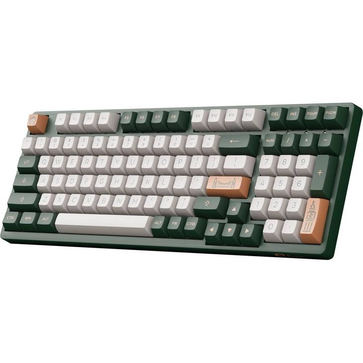 Клавіатура AKKO 3098S RGB London(Hotswappable) CS Silver RGB (6925758616836) Підключення дротове