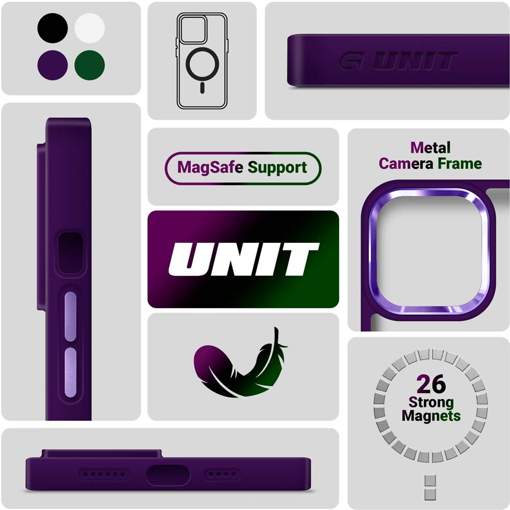 Чохол ArmorStandart Unit MagSafe для Apple iPhone 11 Purple (ARM68875) Матеріал силікон
