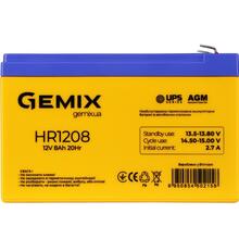 Аккумулятор GEMIX 12V 8Ah UPS Series AGM Orange (HR1208F2UPS)