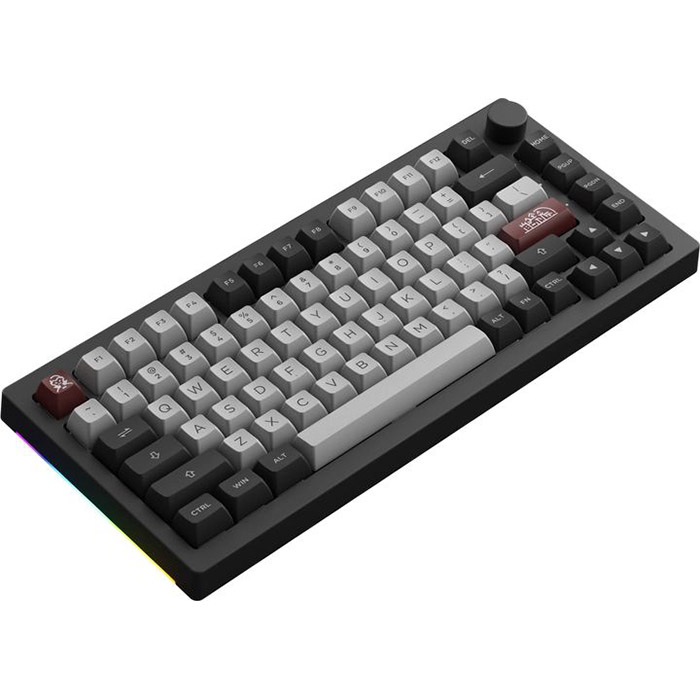 Клавіатура AKKO 5075B Plus Dracula V3 Cream Yellow RGB Підключення бездротове