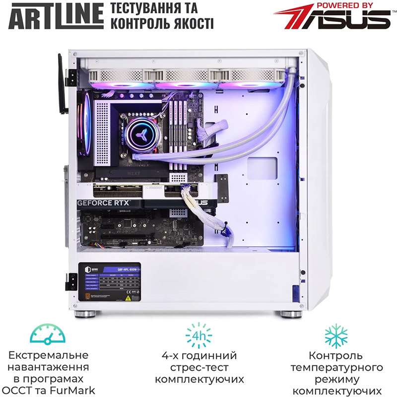 Комп'ютер ARTLINE Gaming X93WHITE Windows 11 Home (X93WHITEv03Win) Модель процесора 12700KF