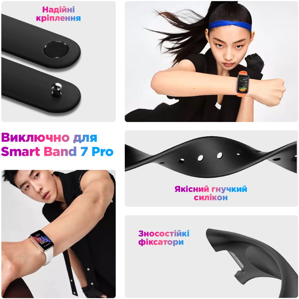Фото 4 Ремінець ARMORSTANDART для Xiaomi Smart Band 7 Pro Orange (ARM66797)
