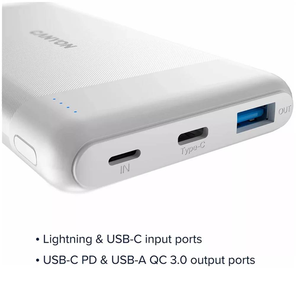 Powerbank CANYON 10000 mAh PB-109 Black (CNE-CPB1009B) Тип акумулятора Li-Pol