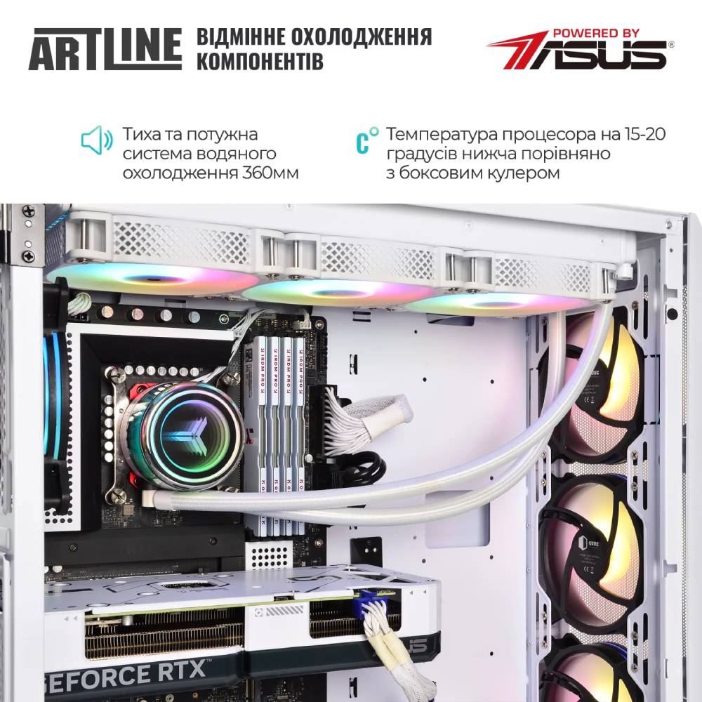 Компьютер ARTLINE Gaming X99WHITE Windows 11 Home (X99WHITEv06Win) Класс геймерский