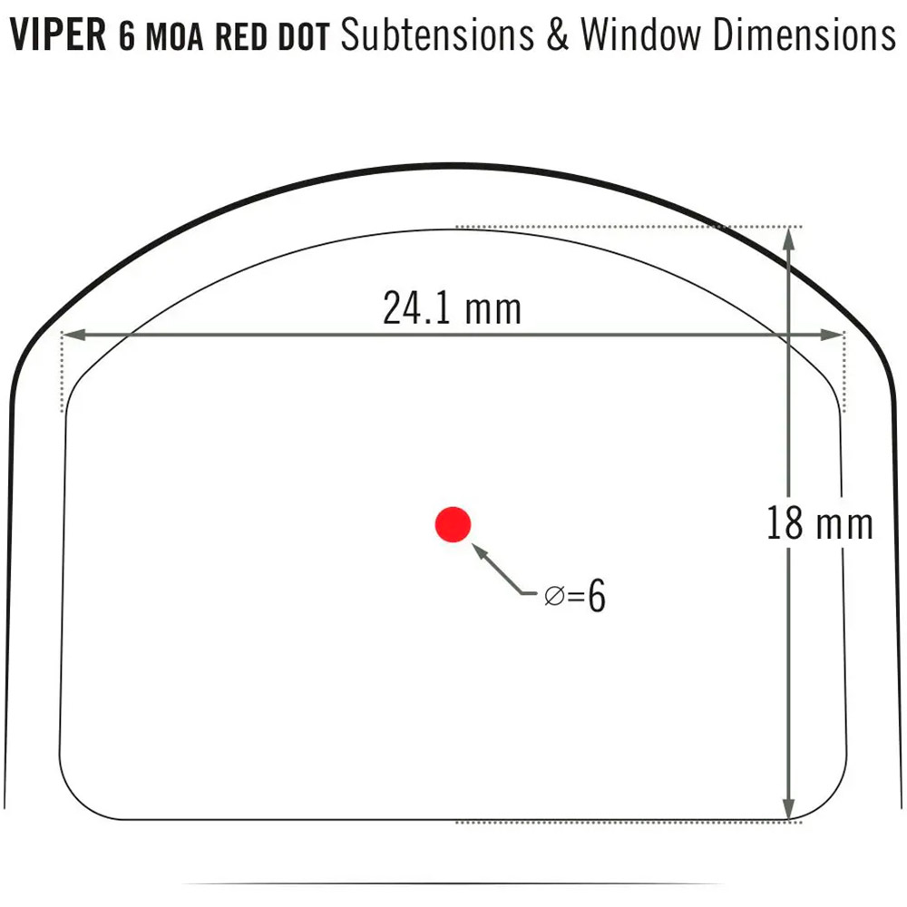 Зовнішній вигляд Приціл коліматорний VORTEX Viper Red Dot 6 MOA (VRD-6)