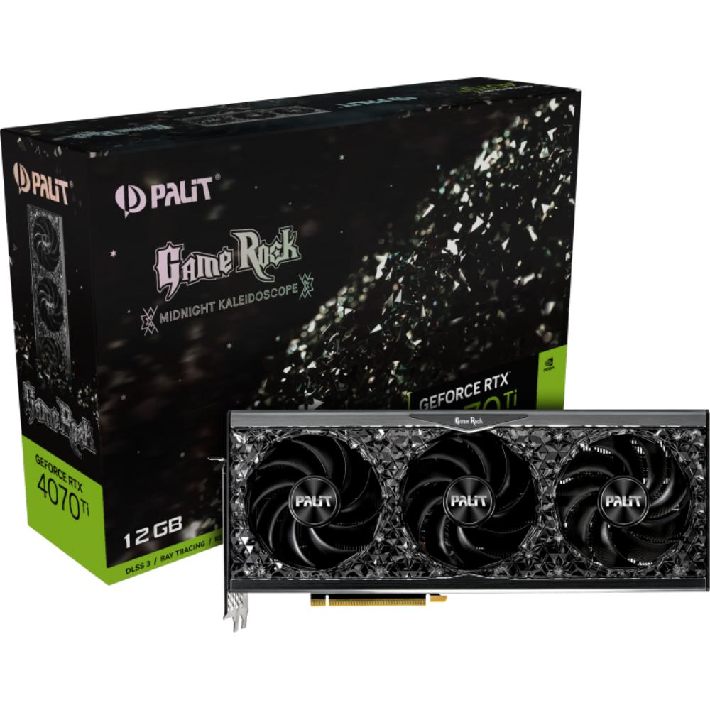 Зображення Відеокарта PALIT-XPERTVISION RTX4070TI GameRock 12GB 192Bit 2610/21000MHz (NED407T019K9-1045G)