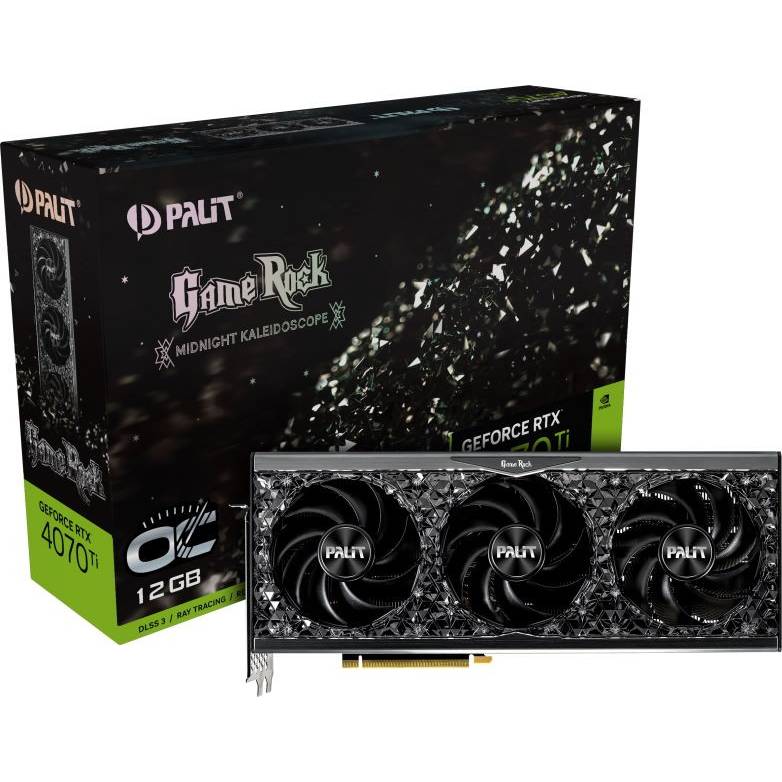 Фото 4 Видеокарта PALIT GeForce RTX 4070 TI GAMEROCK OC 12GB 192Bit 2775/21000MHz (NED407TU19K9-1045G)