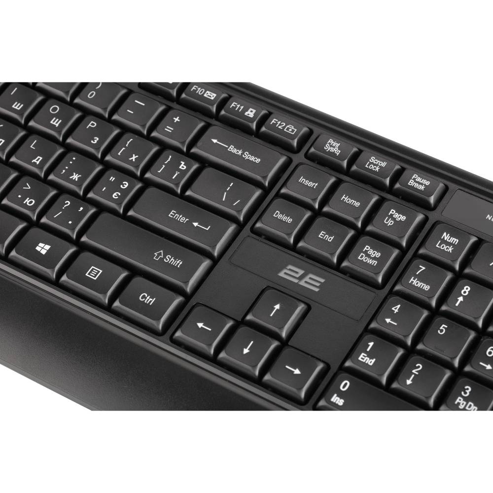 Зовнішній вигляд Комплект 2E MK404 USB Black (2E-MK404UB)