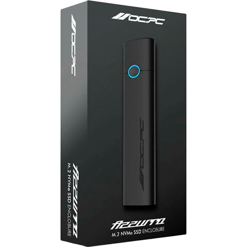 Зовнішня кишеня OCPC Azzurro для SSD M.2 PCIe (OCAZZM2ECSS) Цвет чорний