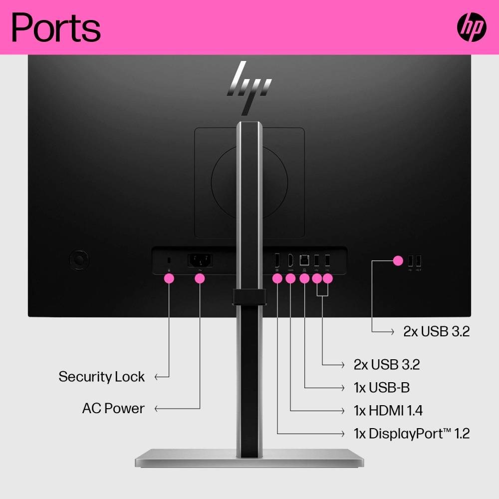 Фото 4 Монитор HP E24t G5 (6N6E6AA)