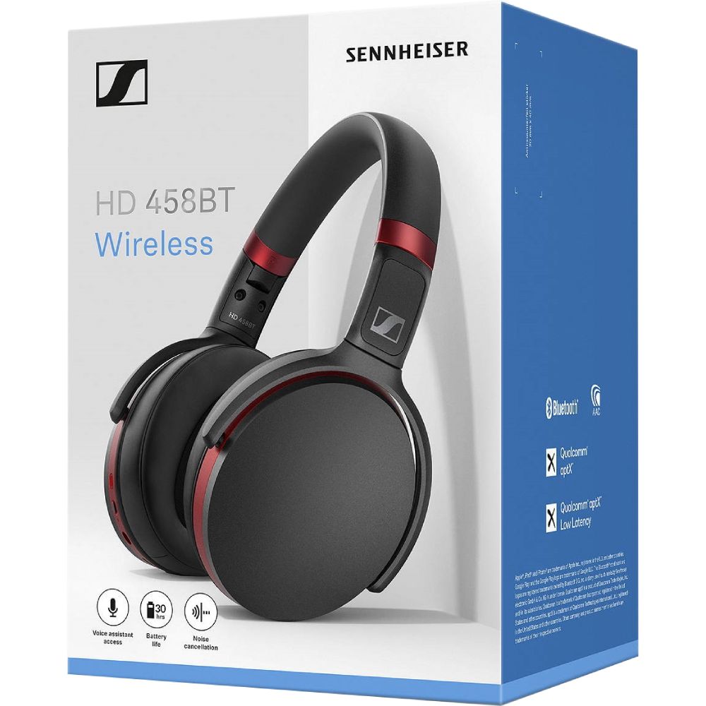 Гарнітура SENNHEISER HD 458 BT Black (508968) Підключення бездротове