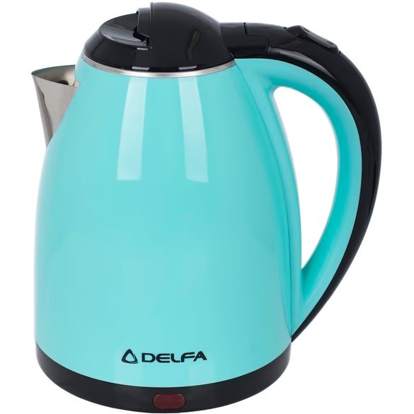 Электрочайник DELFA DK 3530 X Turquoise Мощность 1500