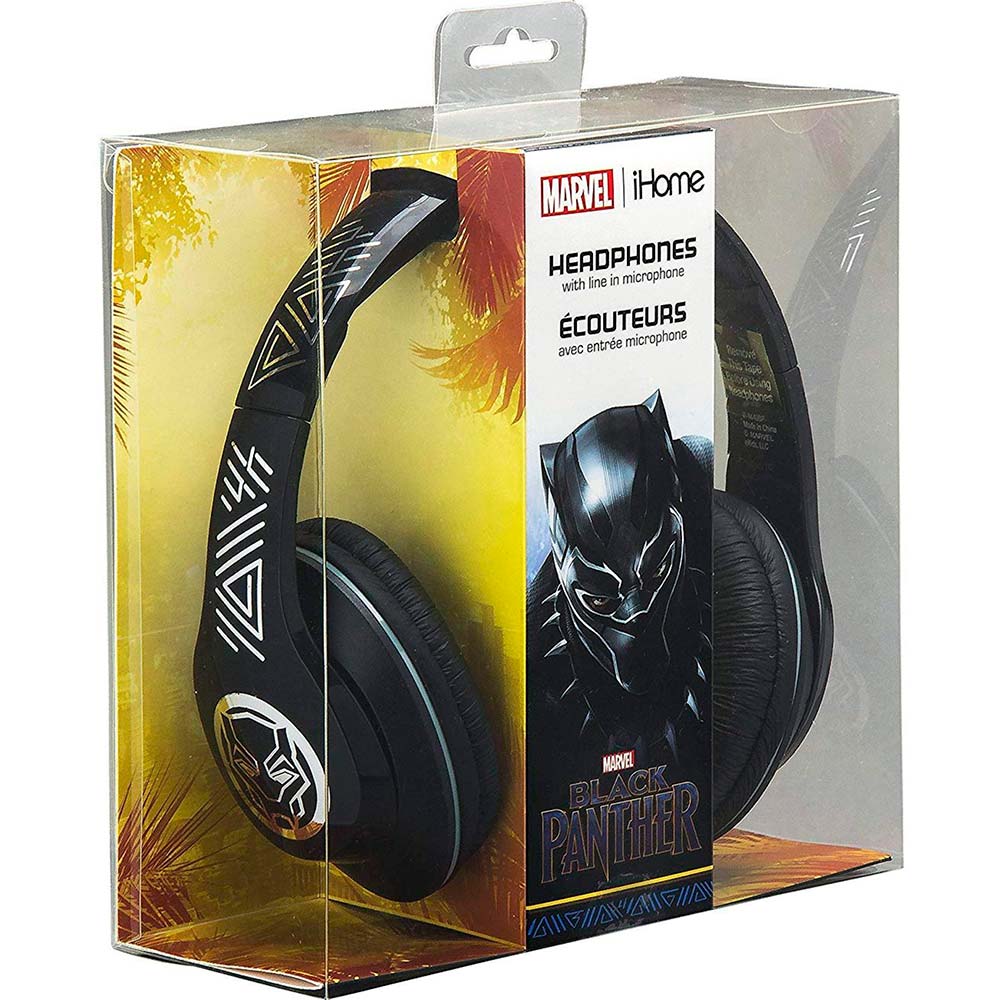 Зовнішній вигляд Гарнітура eKids iHome MARVEL Black Panther Mic (VI-M40BP.FXV8M)